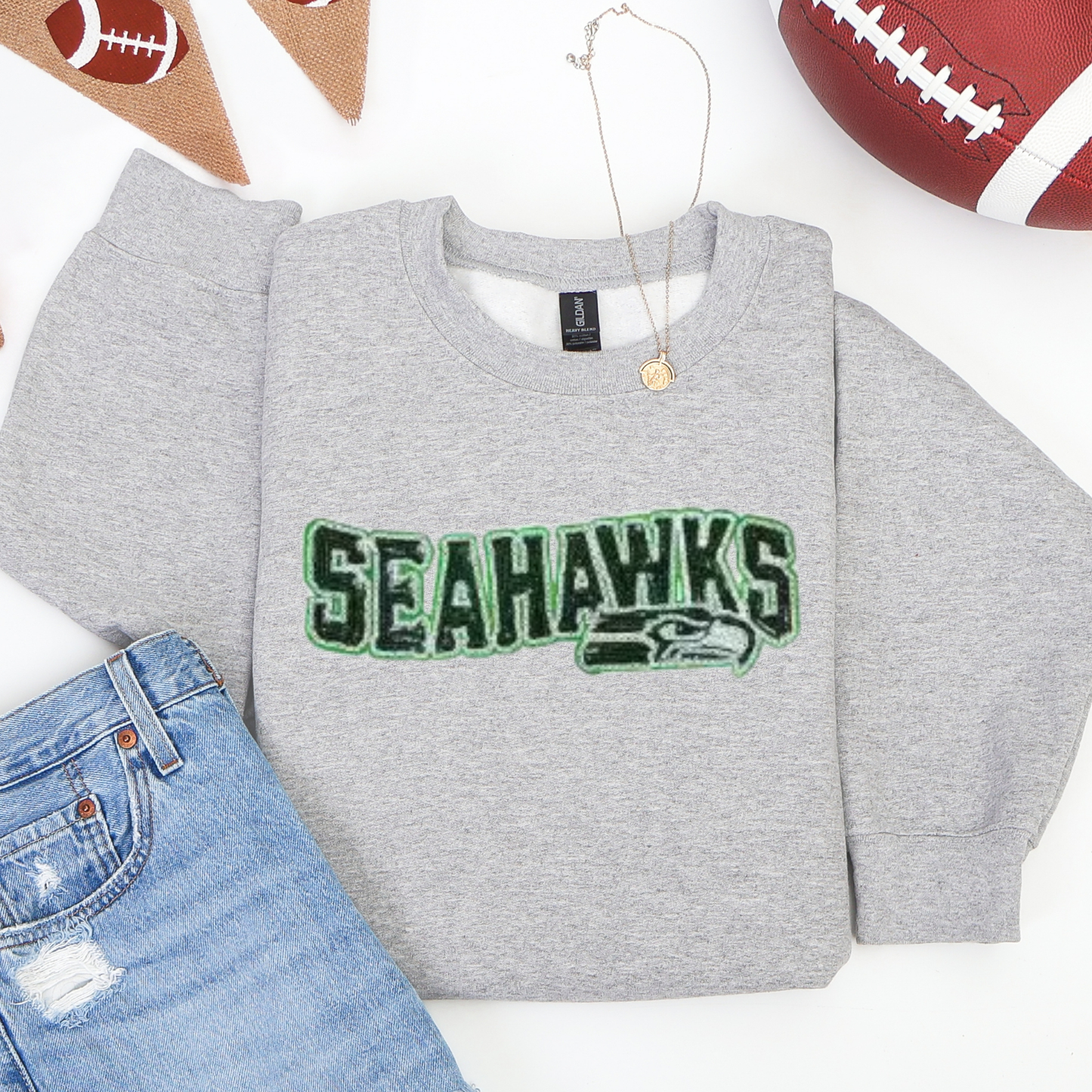 Seattle Inspired Football Sweater