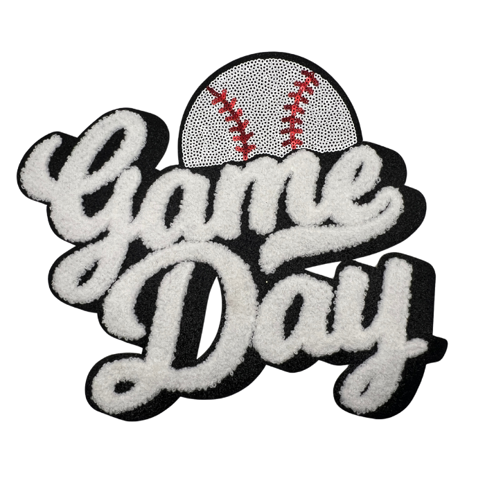 Game Day: Baseball Iron on Patch