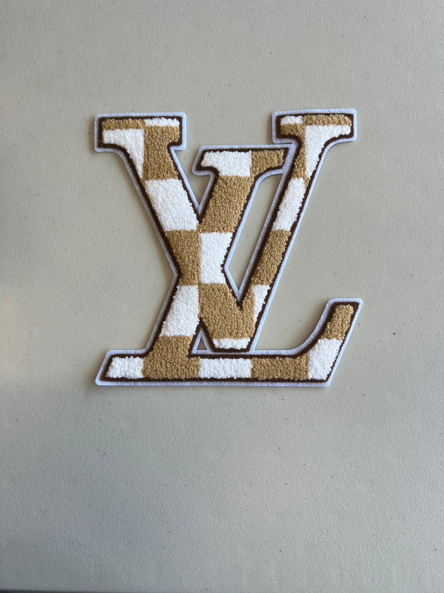 Checkered LV Patch