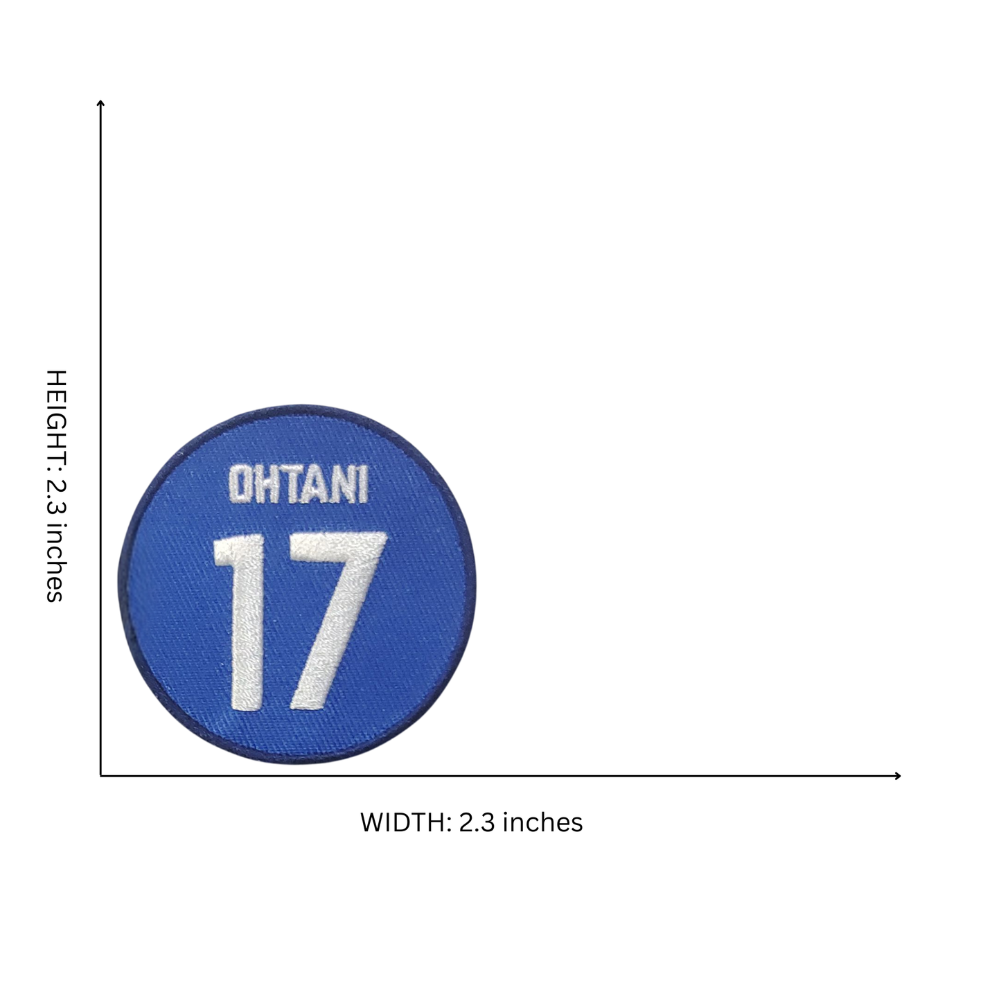 Los Angeles Baseball Number 17 Iron on Patch