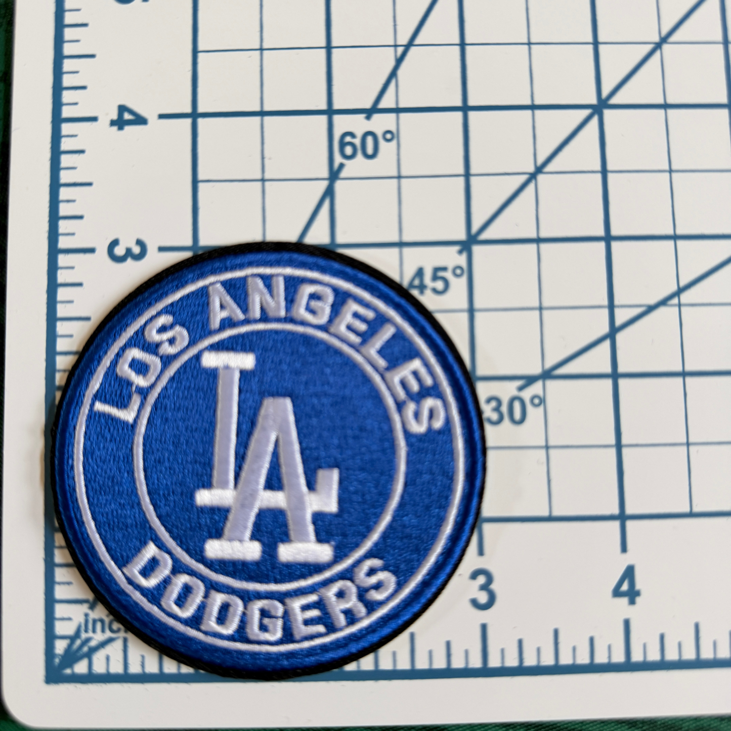 Circle Blue LA Dodgers Patch