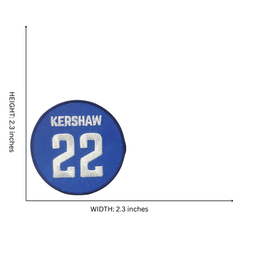 Los Angeles Baseball Number 22 Iron on Patch