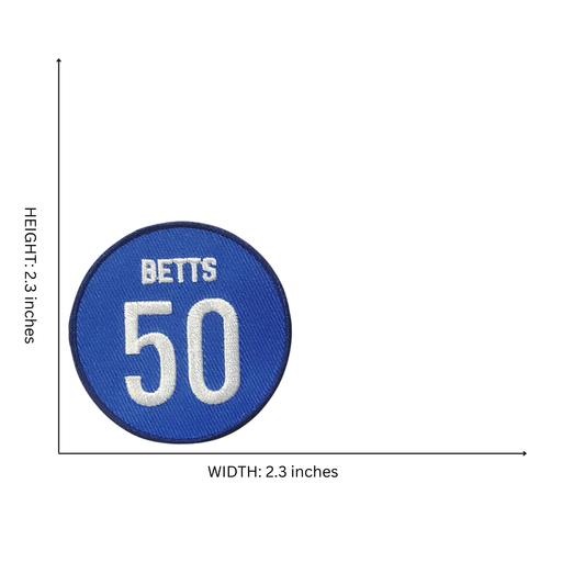 Los Angeles Baseball Number 50 Iron on Patch