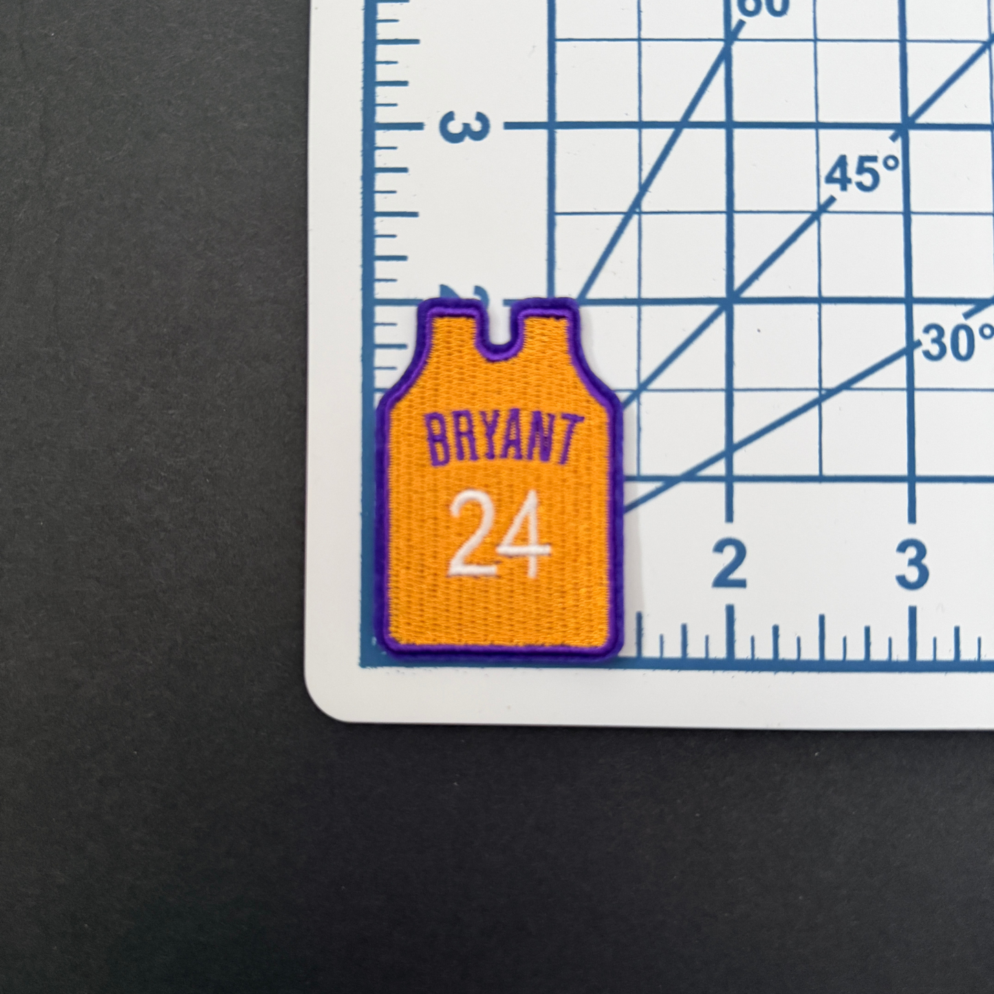 Los Angeles Basketball Yellow Jersey Iron on Patch