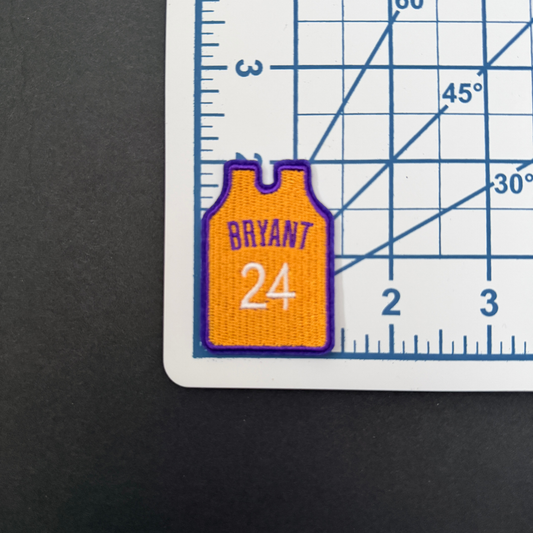 Los Angeles Basketball Yellow Jersey Iron on Patch