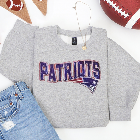 New England Inspired Football Sweater