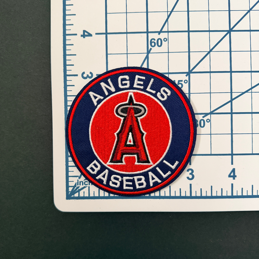 Anaheim Baseball Circle Iron on Patch