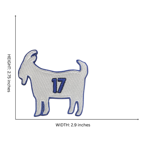 Los Angeles Baseball Goat 17 Iron on Patch