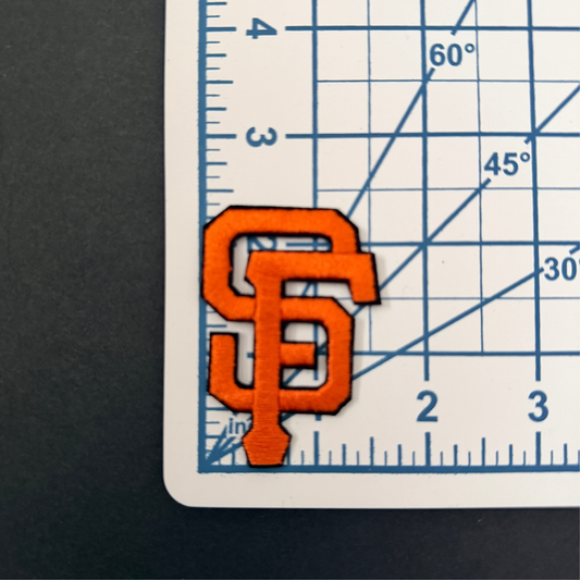 San Francisco Baseball Interlocking Iron on Patch
