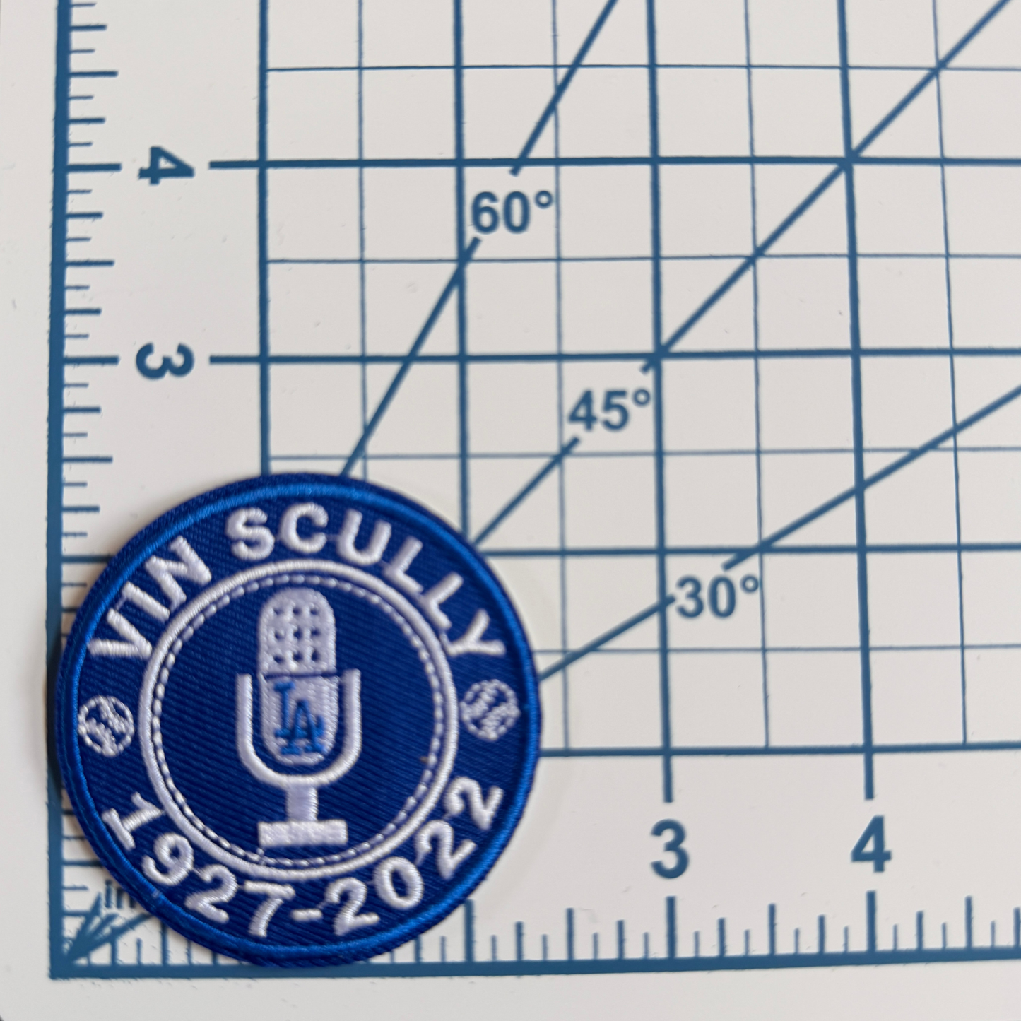 Mini Blue Scully Patch