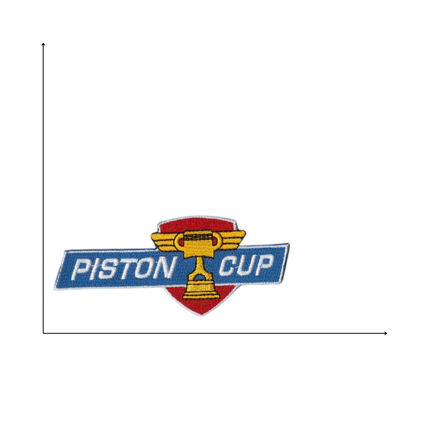 Racing Championship Cup Iron on Patch
