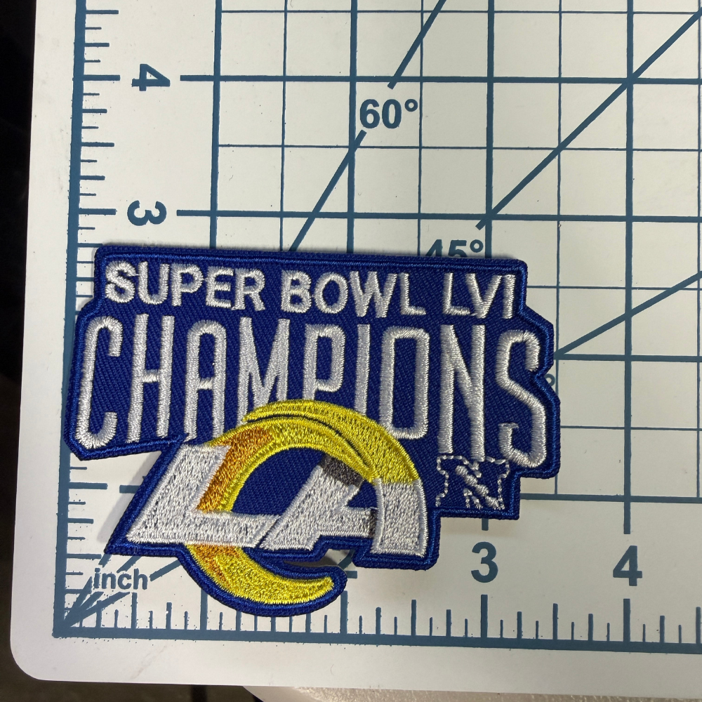 Super Bowl LVI Los Angeles Football Iron on Patch