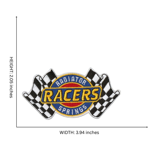 Racers Flag Iron on Patch