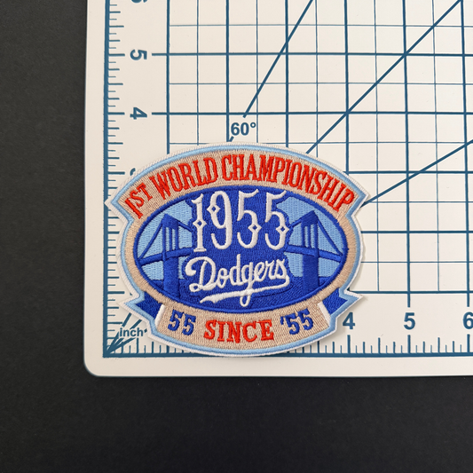 Los Angeles Baseball WS 1955 Iron on Patch
