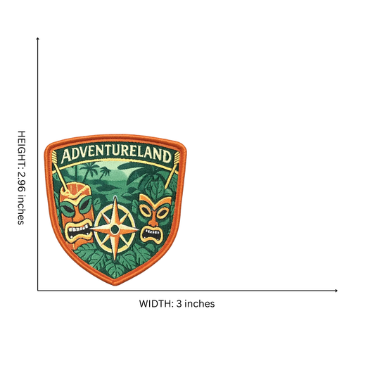 Adventureland Iron on Patch
