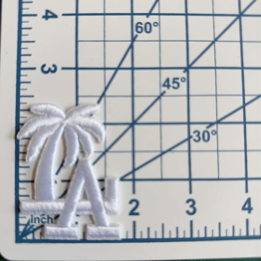 Mini LA White Palm Tree Patch