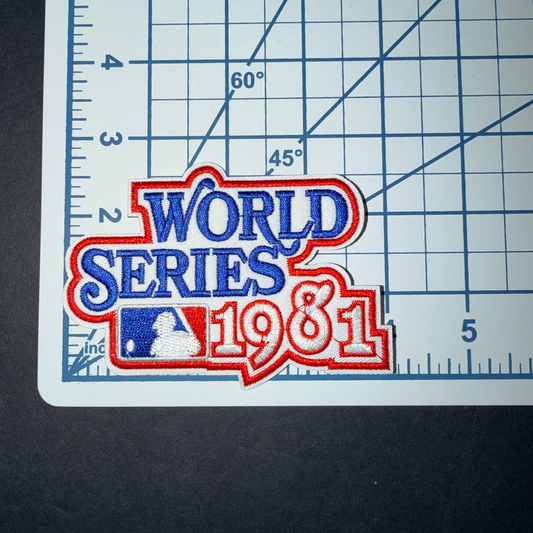 Los Angeles Baseball WS 1981 Iron on Patch
