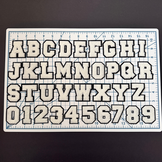 Alphabet Letter Iron On Patch
