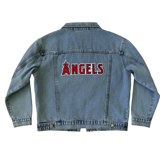 Anaheim Baseball Inspired Denim Jacket