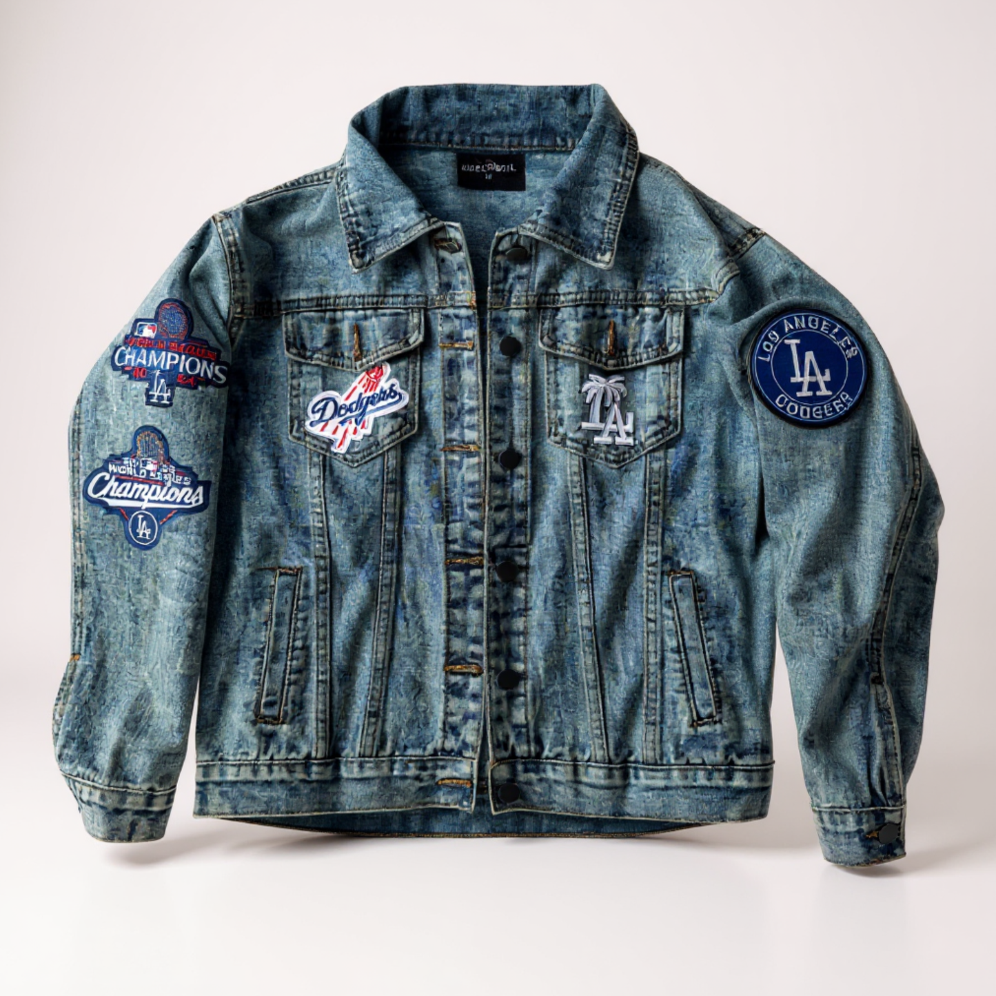 Los Angeles Baseball Inspired Denim Jacket