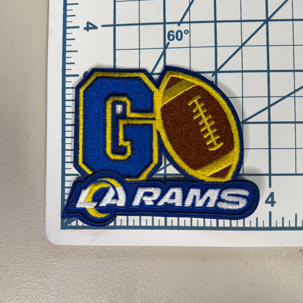 Go Los Angeles Football Iron on Patch