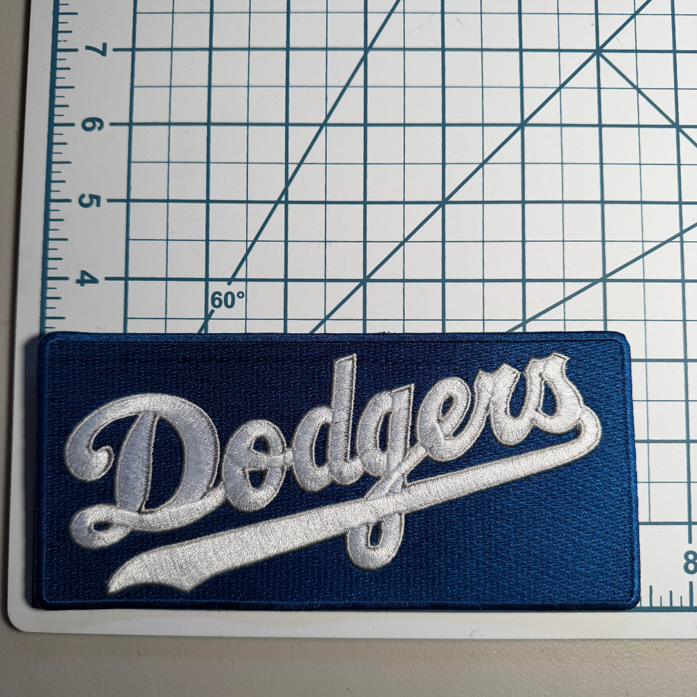 Los Angeles Baseball Large Rectangle Iron-on Patch