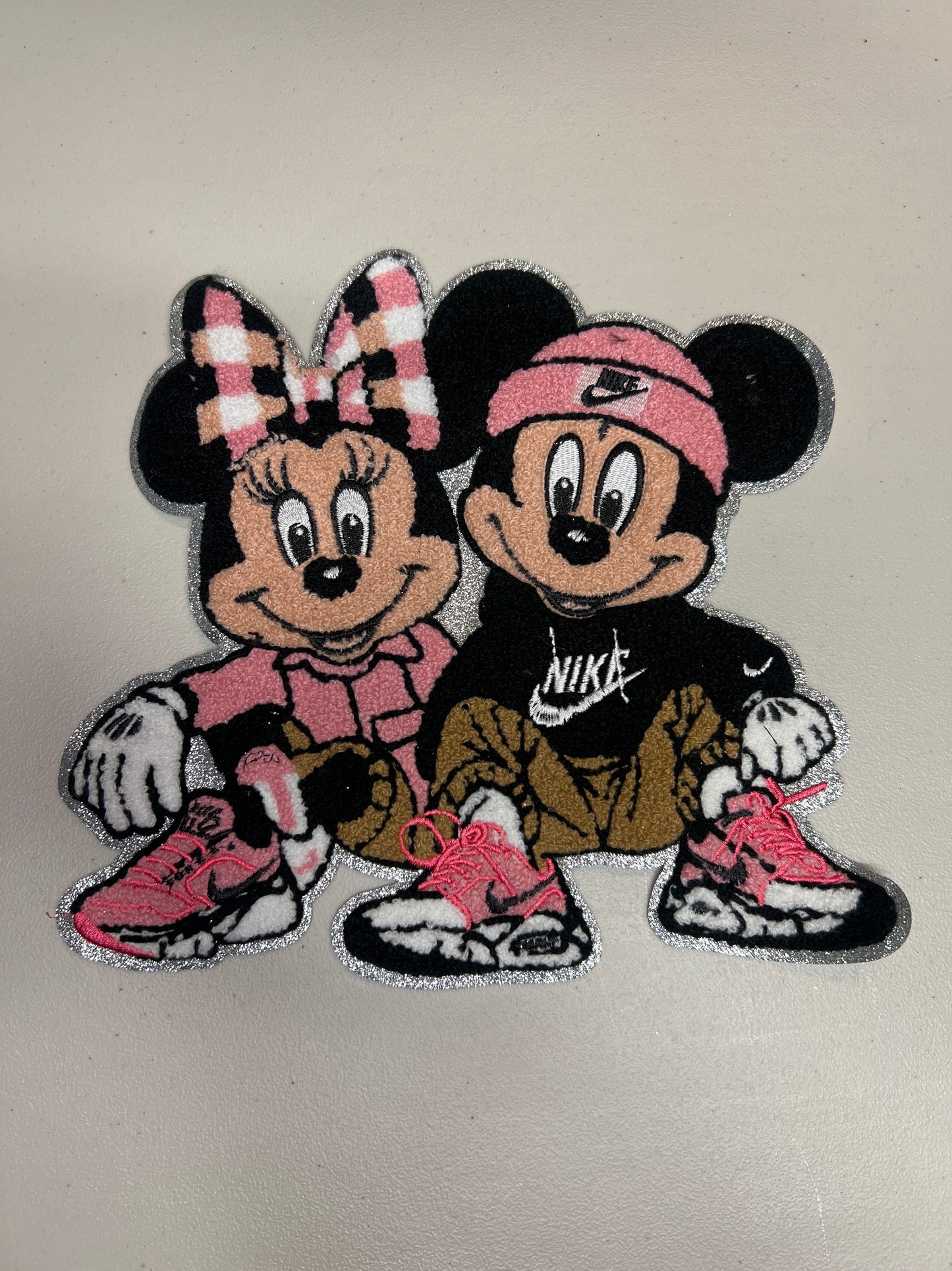 Mouse Couple Pink Patch