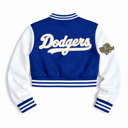 LA Cropped Varsity Jacket
