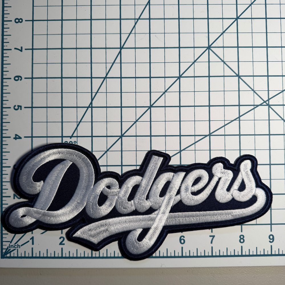 Los Angeles Baseball Embroidered Script V1 Iron-on Patch