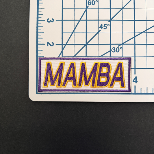 Los Angeles Mamba Iron on Patch