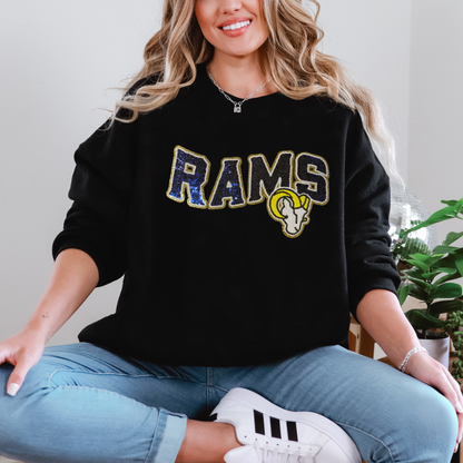 LA Football Inspired Sequined Sweater