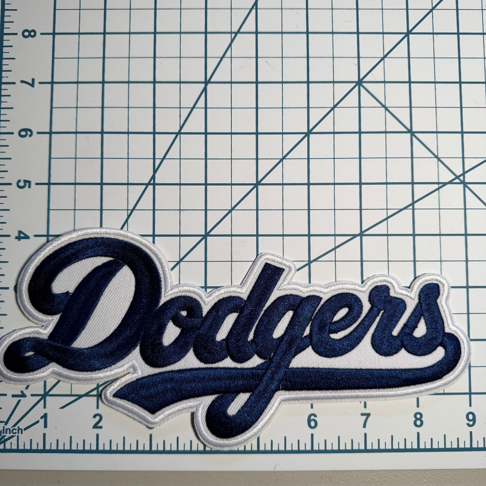 Los Angeles Baseball Embroidered Script V2 Iron-on Patch