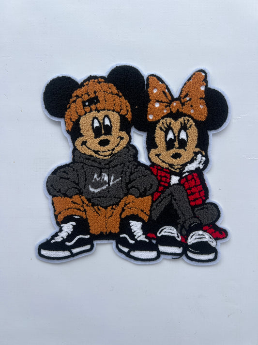 Mouse Couple Brown Patch