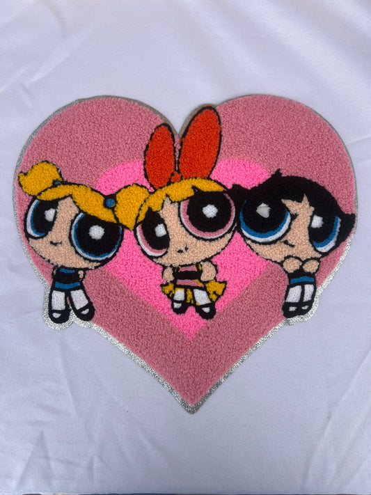 Power Puff Heart Patch