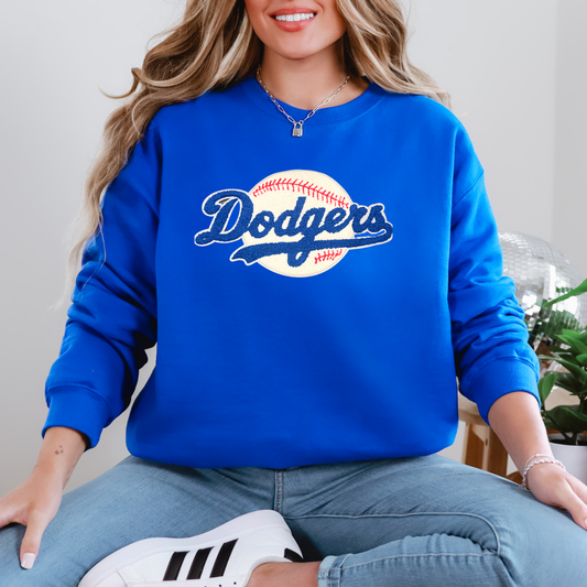 Royal Blue Dodgers Sweater