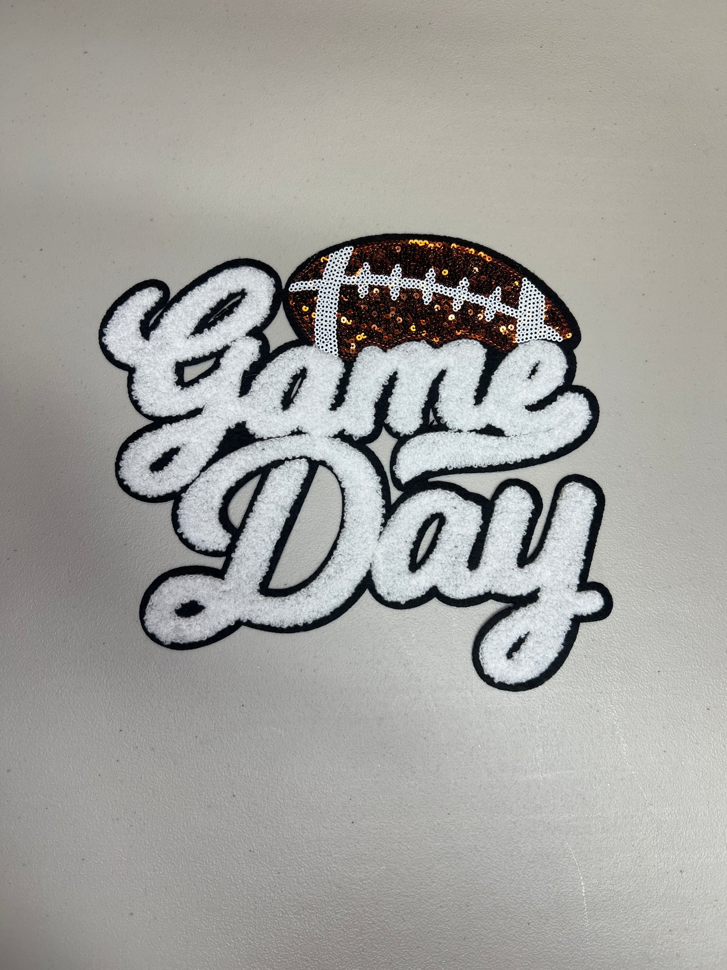 Game Day Football Chenille Patch