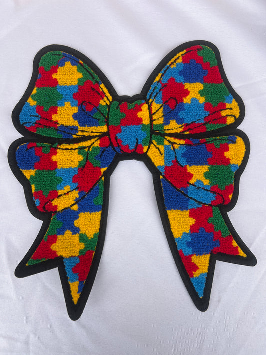 Autism bow Patch