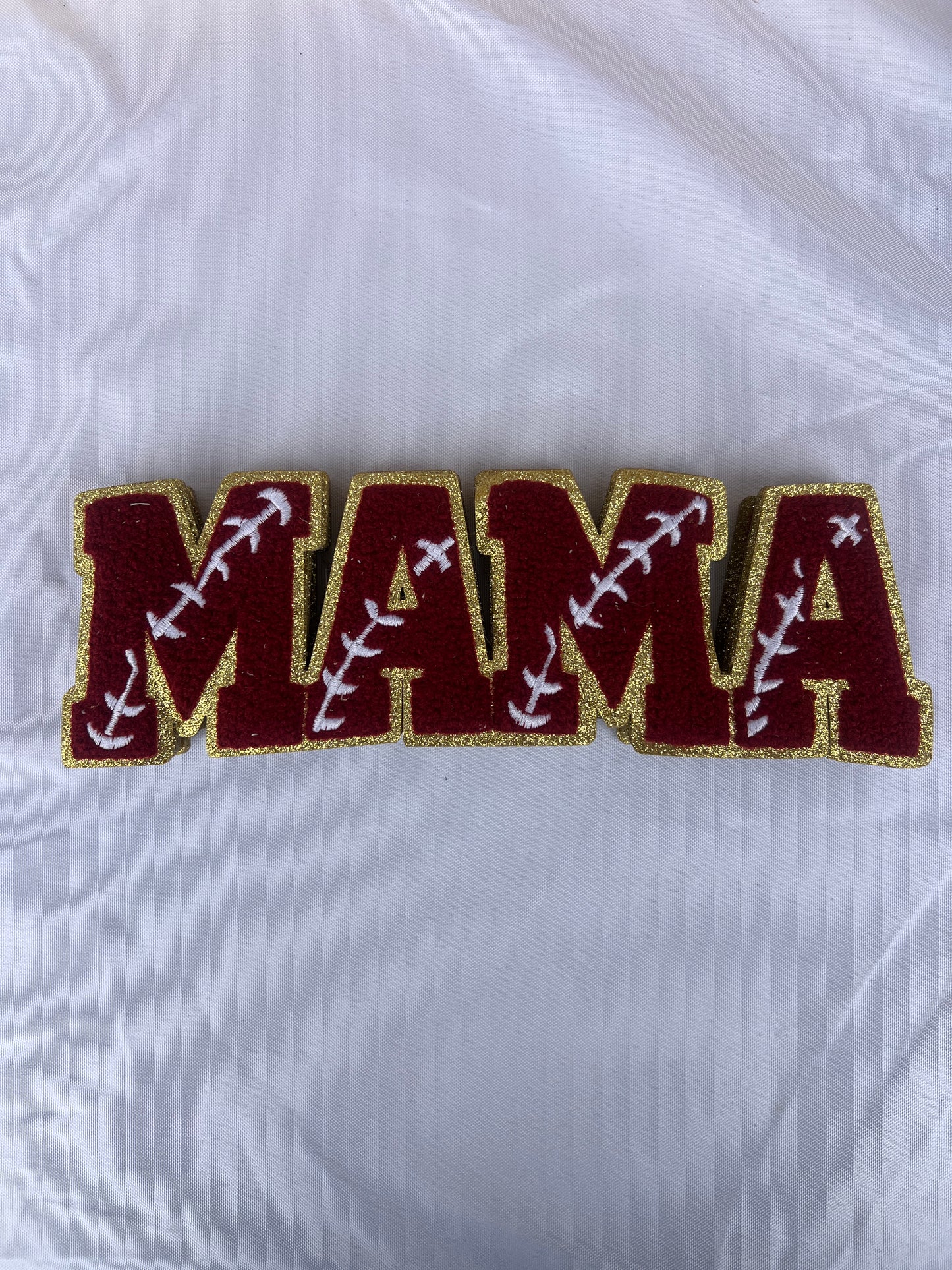 Mama Football Print Patch