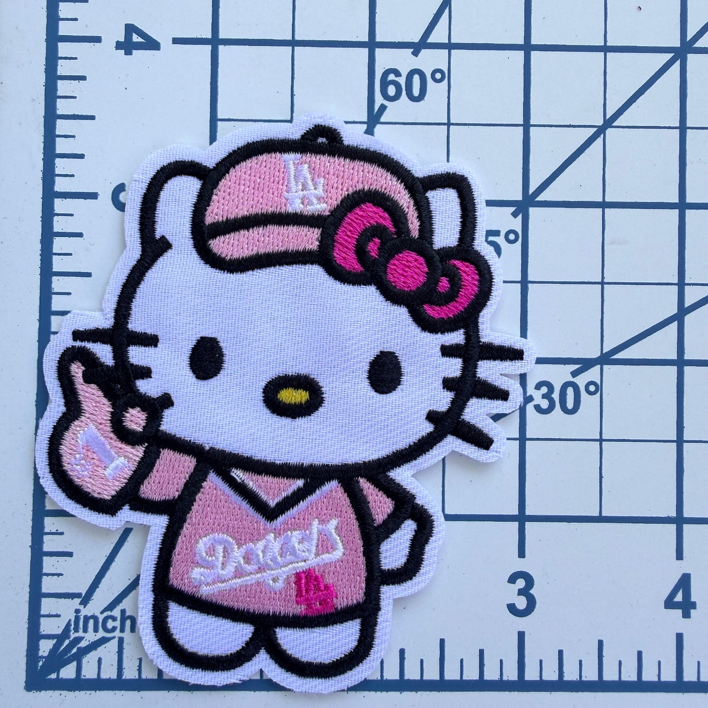 Mini HK Pink Dodgers Patch