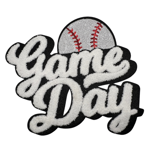 Game Day: Baseball Iron on Patch