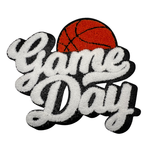 Game Day: Basketball Iron on Patch