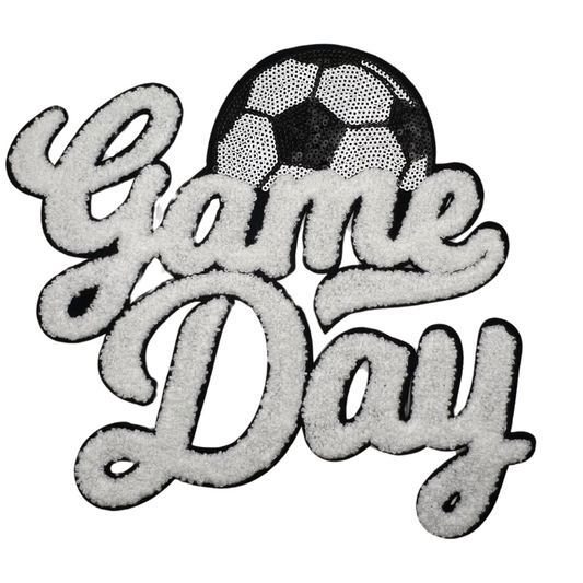 Game Day: Soccer Iron on Patch