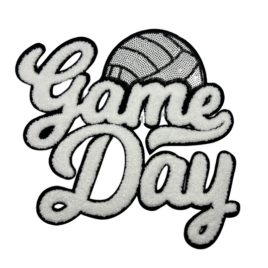Game Day: Volleyball Iron on Patch