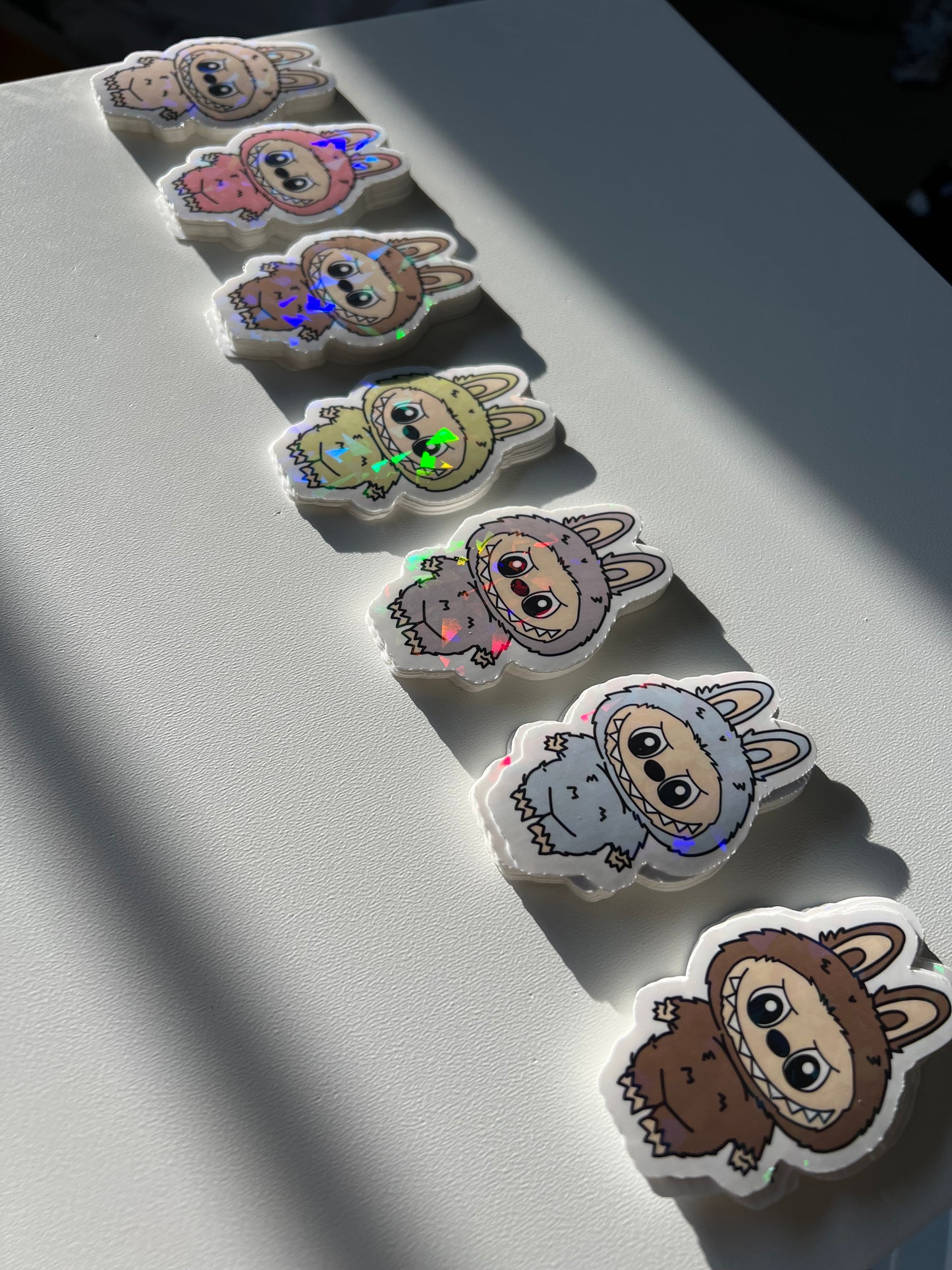 Labubu multi-color sticker set