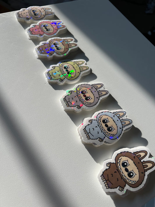 Labubu multi-color sticker set