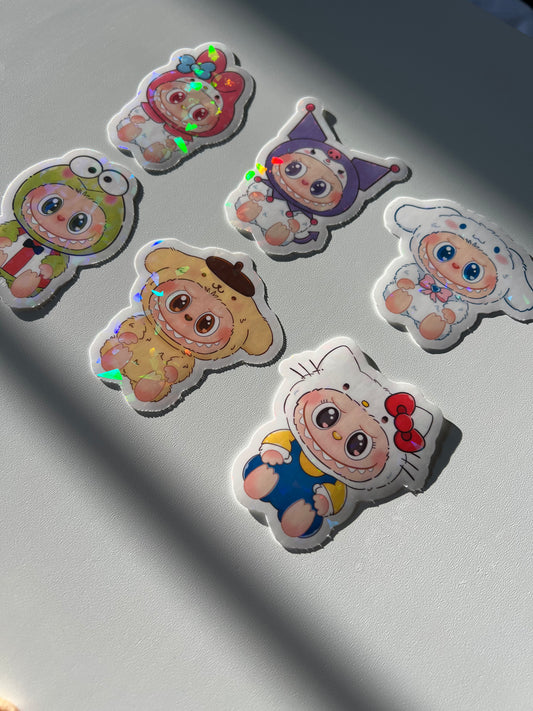 Labubu x Sanrio Sticker Pack