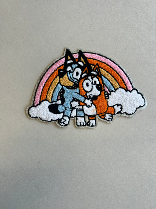 Bluey Rainbow Patch