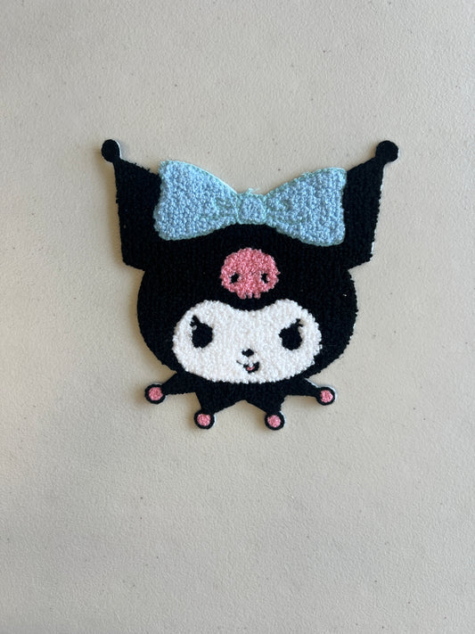 Mini Kuromi Blue Bow Patch