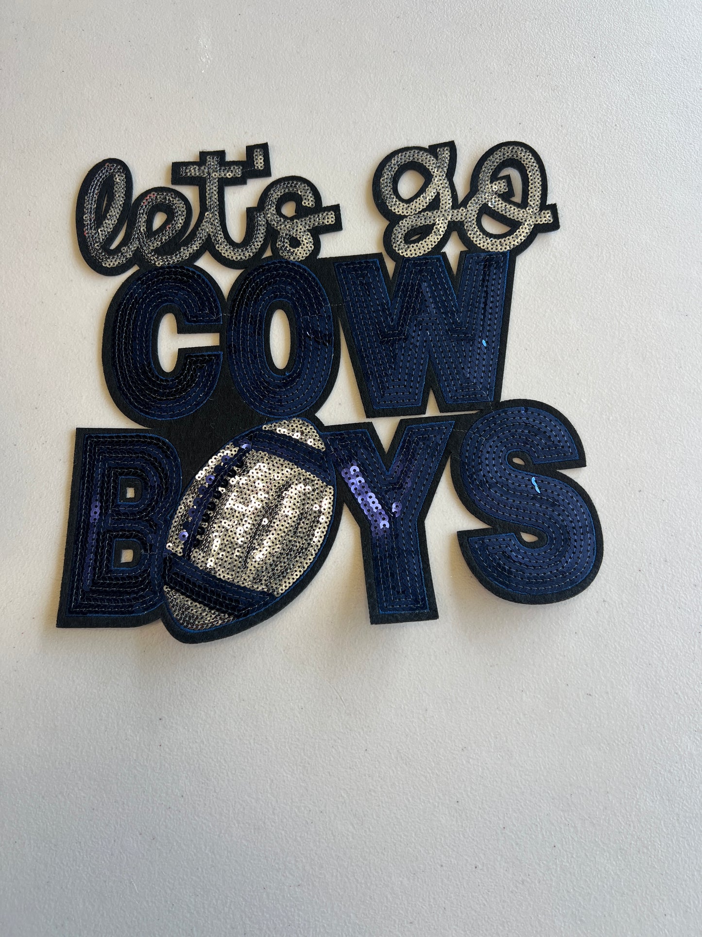 Let's Go Cowboys Patch