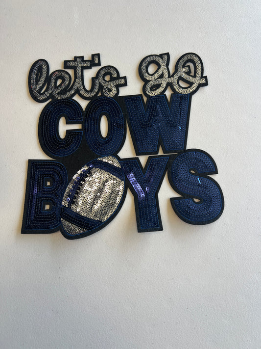 Let's Go Cowboys Patch